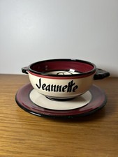 BOL A OREILLES BRETON SAINT JEAN DE BRETAGNE "JEANNETTE" FAIENCE 