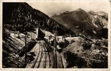 Cpa modane entrée du tunnel - cpa,