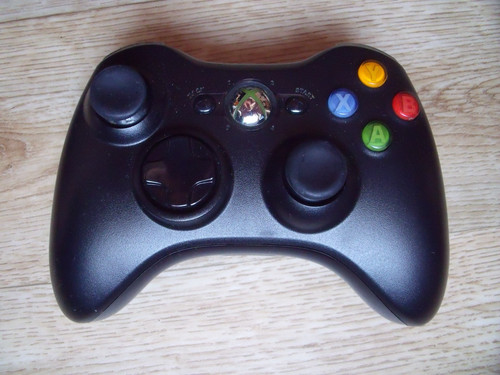 Manette xbox 360 - manette, noire