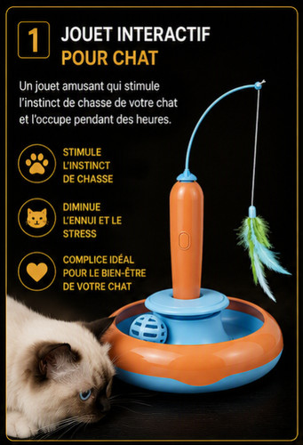 Jouet interactif automatique - interactif,