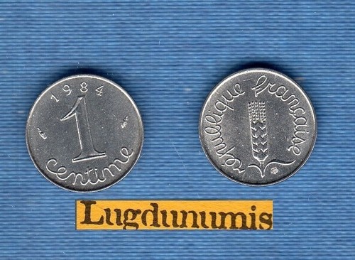 Centime épi 1984 37000 - 1,