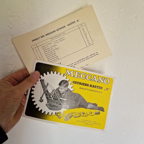 Meccano livret allemand - livret,