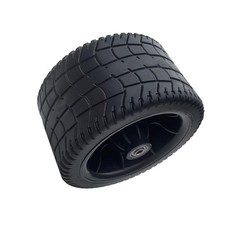 Roue de Chariot de Chariot de 4 Pouces de Large, Pneus PP Noirs pour Diables