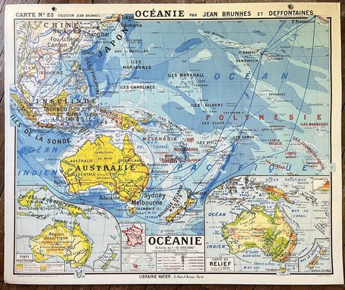 Ancienne carte scolaire - 🌏,