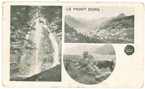Carte postale dpt mont - carte,