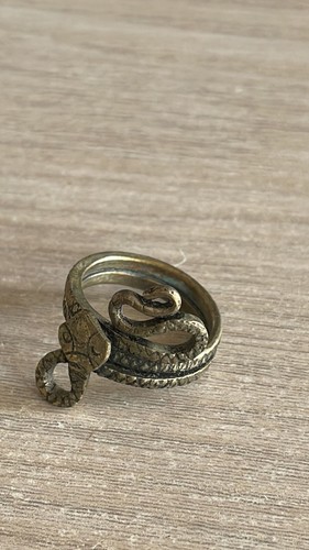 Ancien anneau vintage serpent - ancien, anneau,vintage,serpent