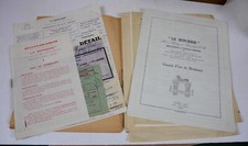 lot catalogue facture vin bordeaux 1960 MOUTON CADET ROTHSCHILD LA BERGERIE