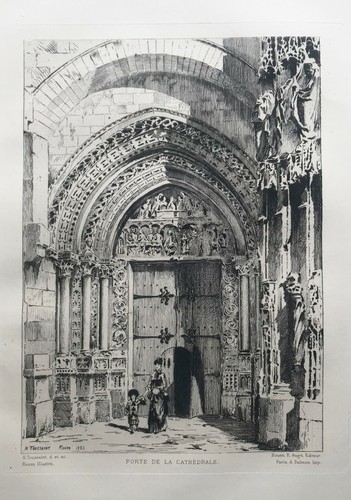 Rouen porte cathédrale - rouen,