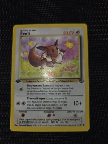 Carte pokémon evoli 64 - carte,