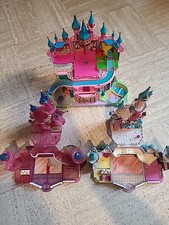 Polly Pocket Bluebird Lot Châteaux Cendrillon Mickey Disney