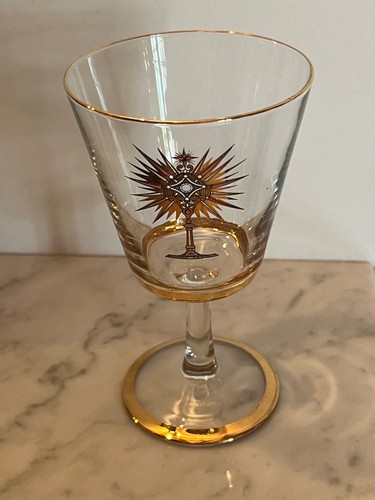 Ancien verre communion - verre, de
