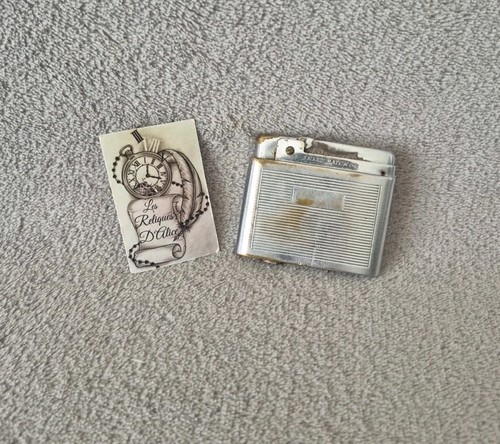 Ancien briquet vintage - , silver