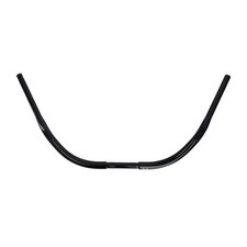 Guidon burly beach bar 1-1/4" noir brillant 82-24 h-d avec câble ou accélérateur