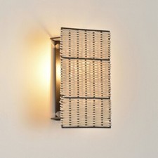 Applique murale ou angle en rotin tressé Tijuana *NEUF*