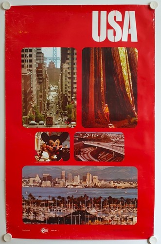 Affiche tourisme usa - affiche,