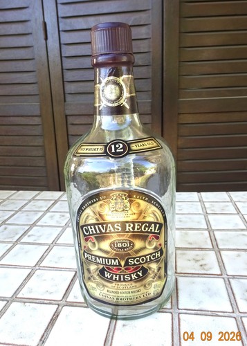 Bouteille vide chivas regal - vide,