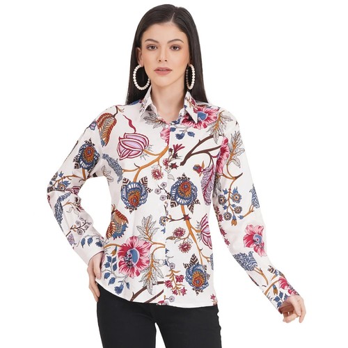 Chemise florale imprimée - chemise,