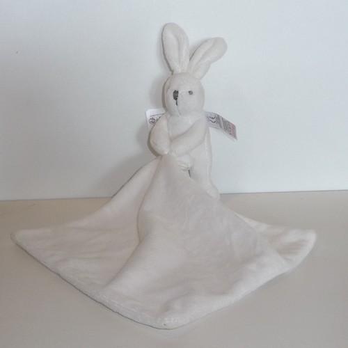 Doudou lapin jacadi - doudou, blanc