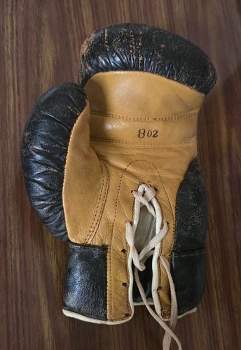 Paire gants boxe vintage - de,