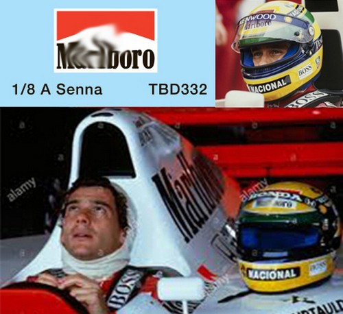 Decals for ayrton senna - 1/8,