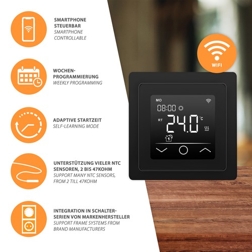 Thermostat ambiant chauffage - ambiant,