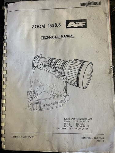 Lens broadcast angenieux zoom - lens,