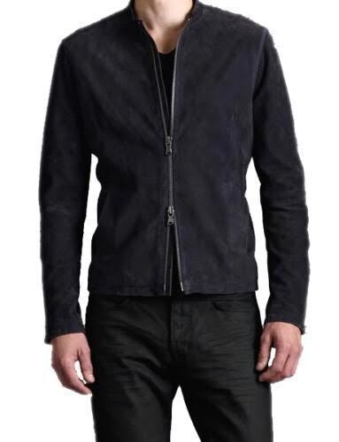 Veste course cuir - de,