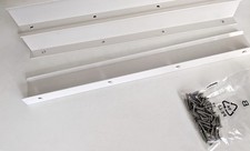 10 poignées de Meuble Blankett Jane 33 cm Blanc