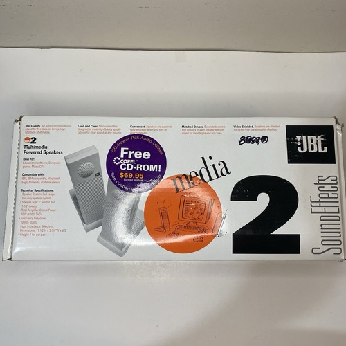 Jbl media speakers rare - speakers,