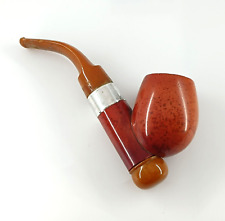 Pipe ancienne Bayard écume de mer ambre argent vintage antique meerschaum France