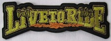 Patch ecusson live ride - ecusson,