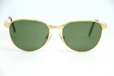 259$ Vintage Vuarnet 040 Gold Retro Metal Sunglasses PX3000 Green mineral lens