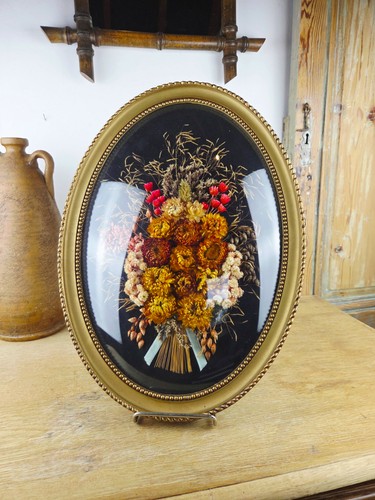 Cadre fleurs séchées - , verre