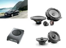 Set Focal À L'Intérieur 6.1 pour Megane III Cc Plug Et Play + Caisson de Basse