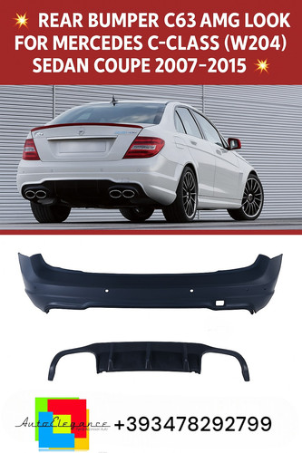 Rear bumper c63 - 🔥, amg