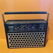 Radio ITT Pony Vintage Band LW-AM(MW) Années 1960-1980 Déco Collection Rare