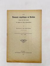 Les monuments mégalithiques