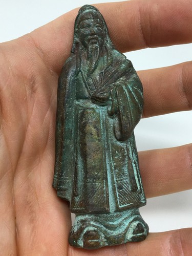 Statuette bronze chinois sage - chinois,