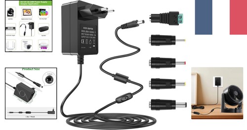 Alimentation 12v - 12v, 2a