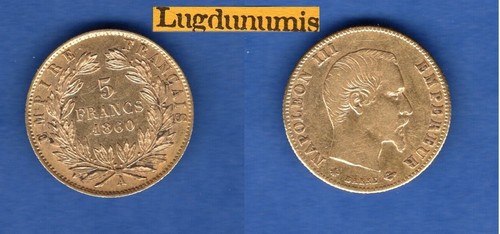 Francs napoléon iii - 5, or