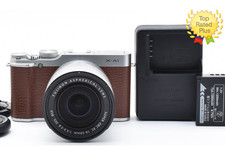 🎦 [Exc+5] Fujifilm X-A1 16.3MP Digital SLR Camera Brown 16-50mm Lens JAPON