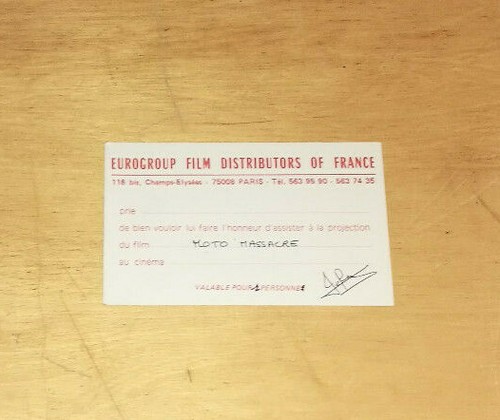 Cinema carton invitation - cinema,