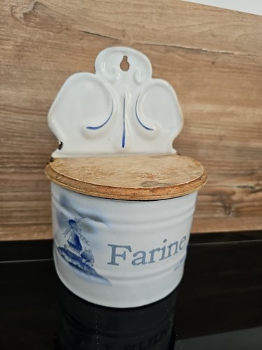 Ancienne boite farine en - farine,