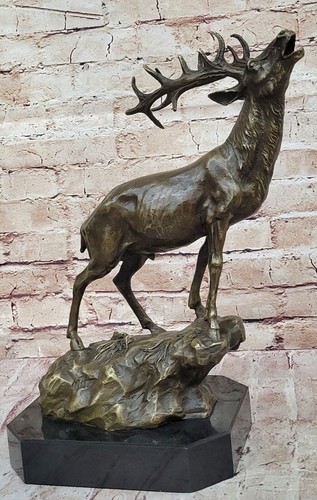 Sculpture statue tête cerf - sculpture,