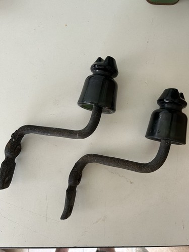 Ancienne paire isolateur - ancienne, d’isolateur