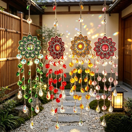 Cadre métal mandala fleur - cadre, en