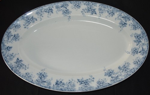 Ancien plat ovale service