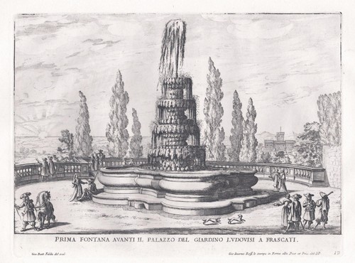 Frascati fontaine bassin villa - bassin,