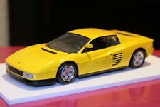 FERRARI 512TESTA ROSSA Street JAUNE 1:43 Robustelli/PHM EXCLUSIV modifié  