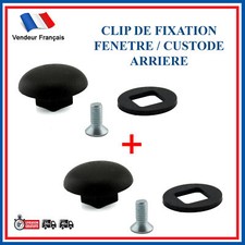 2 CLIP FIXATION CUSTODE VITRE